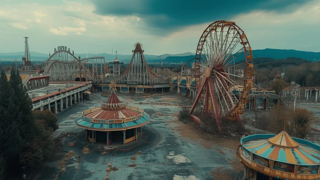 creative depiction of the Nara Dreamland in Japan