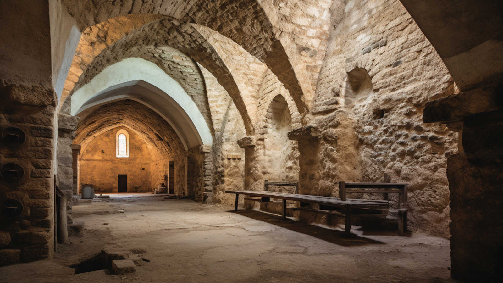 The atmospheric interior of the ancient Church of St. Donatus in Zadar, showcasing the enduring Romanesque architecture, a highlight for historic sites in Croatia.