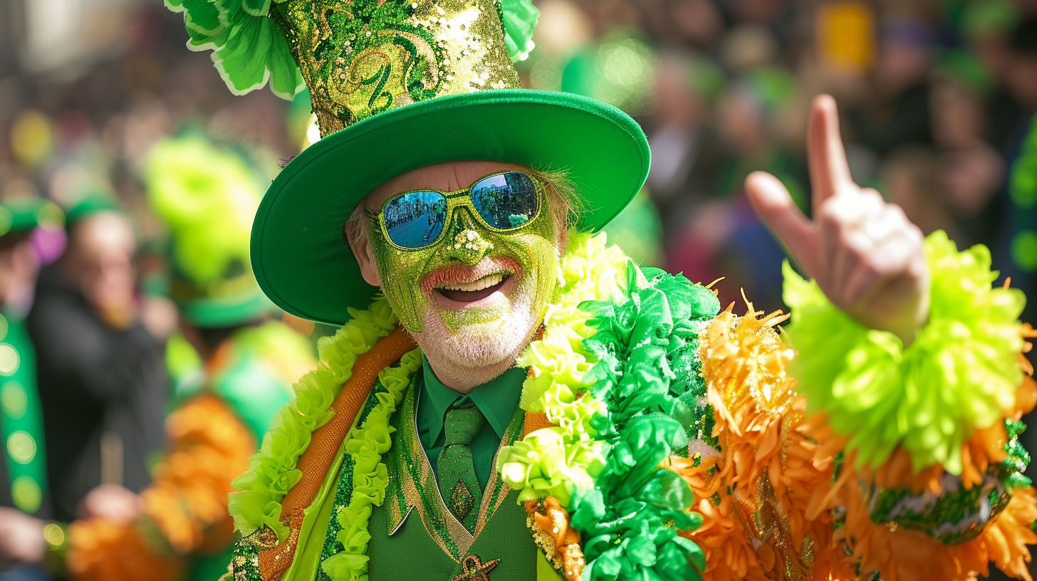 The streets of Dublin burst into life with the vibrant colors and festive spirit of the St. Patrick's Day parade, a celebration of Irish culture and community.