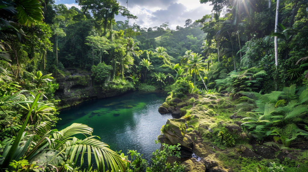 Tranquil Retreat: Inside Suva's lush Colo-i-Suva Forest Park.
