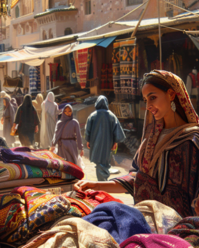 Vibrant markets and historic palaces enrich the Marrakesh experience.