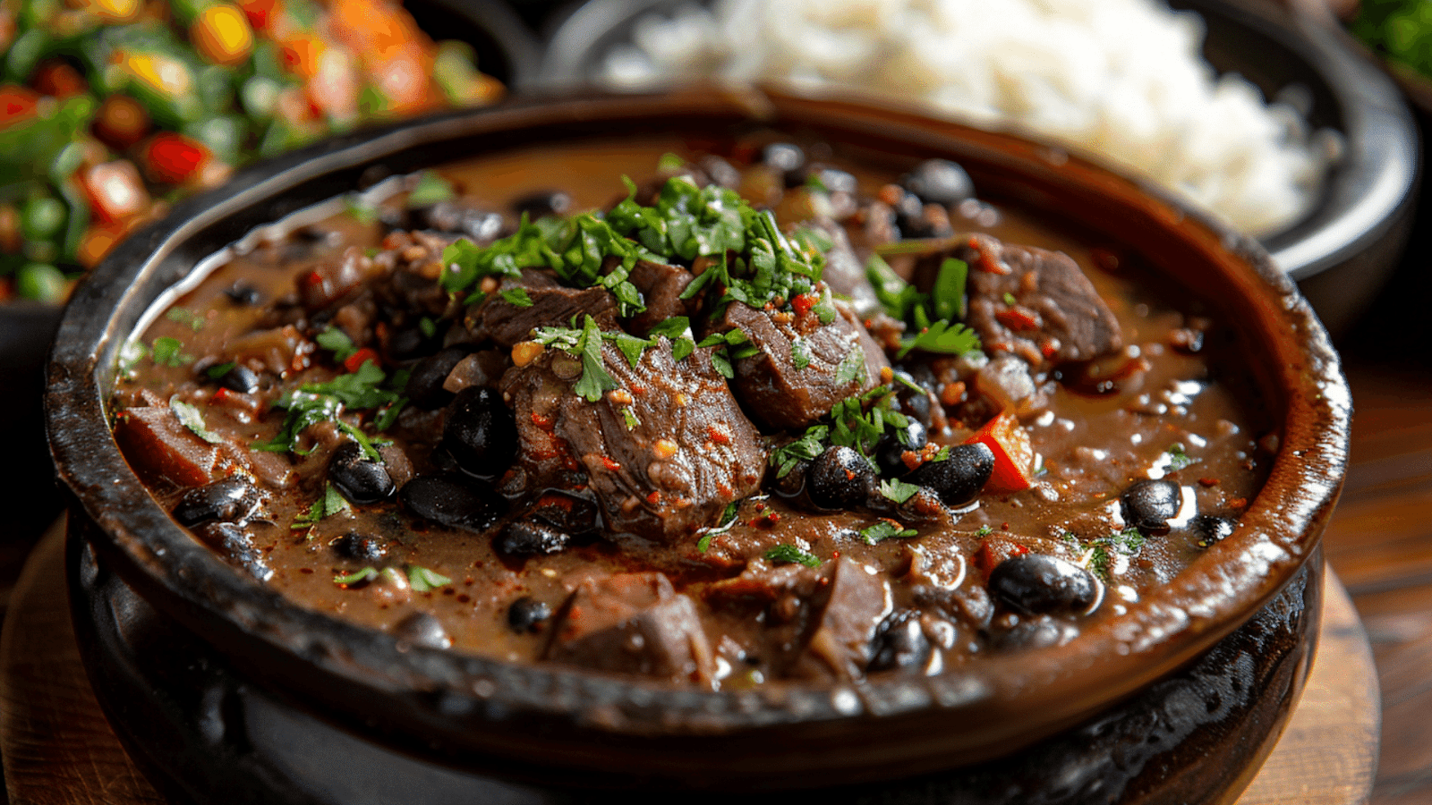 Traditional feijoada dish, key cuisine to try when you visit Rio de Janeiro