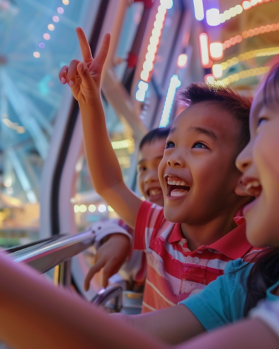 Experience the fun and excitement at The Wharf Ferris wheel in Orange Beach.